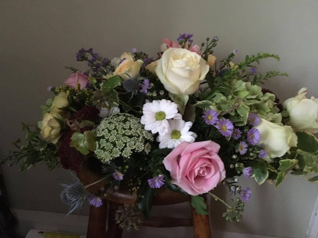 Pastel table decoration